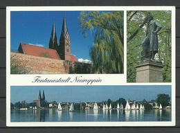 Deutschland 1998 Ansichtskarte NEURUPPIN (gesendet, Mit Briefmarke) - Neuruppin
