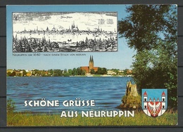 Deutschland 1996 Ansichtskarte NEURUPPIN (gesendet, Mit Briefmarke) - Neuruppin