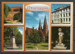Deutschland 1998 Ansichtskarte NEURUPPIN (gesendet, Mit Briefmarke) - Neuruppin
