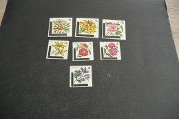 K15727- Set  Overpirnted Mint Hinged Burundi 1967 - SC. 167-173  - Flowers - Fleurs - Autres