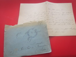 1918 WW1 Lettre En Franchise Militaire FM +courrier Pr Domessin Par Pont De Beauvoisin Savoie-CAD Foyer Du Soldat Lyon - 1. Weltkrieg 1914-1918