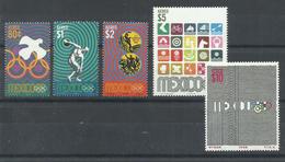 MEXICO YVERT AEREO   292/96    MNH  ** - Zomer 1968: Mexico-City