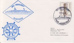 DDR 1987 MS Arkona Cover (40491) - Polar Ships & Icebreakers