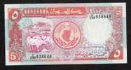 SUDAN P45  5   POUNDS 1991 #D/238   UNC. - Soedan