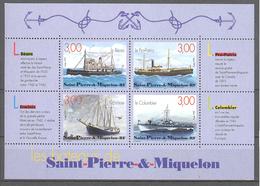 Saint Pierre Et Miquelon: Yvert N° BF 7**; MNH; Bateaux - Blocks & Sheetlets