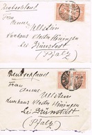 2 Lettres 1926 Roumanie - Storia Postale