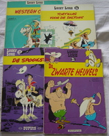 LUCKY LUKE Stripboeken 4 Verschillende Delen : 21-25-31-Western Circus Zie Scans Voor- En Achterzijde ! - Lucky Luke