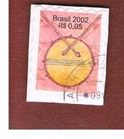 BRASILE (BRAZIL) -  MI 3248BA  - 2002 MUSICAL INSTRUMENTS: LIGHT BOX      - USED° - Gebraucht