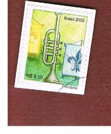 BRASILE (BRAZIL) -  MI 3249BA  - 2002 MUSICAL INSTRUMENTS: TRUMPET     - USED° - Used Stamps