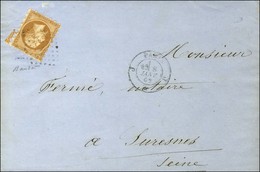 Losange J / N° 13 Type II Piquage Susse Càd J PARIS J. 1862. - TB. - 1853-1860 Napoleon III