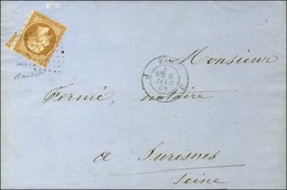 Losange J / N° 13 Type II Piquage Susse Càd J PARIS J. 1862. - TB. - 1853-1860 Napoléon III.