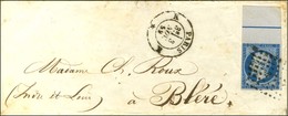Losange K / N° 14 Type I Grand Bdf Filet D'encadrement Càd K PARIS K. 1859. - TB. - 1853-1860 Napoleon III