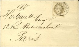 Càd CALAIS A PARIS / N° 27 Sur Bande D'imprimé Pour Paris. 1871. - SUP. - R. - 1863-1870 Napoleon III Gelauwerd