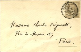 Càd PARIS (60) / N° 27 Gris Foncé Sur Enveloppe Locale. 1872. - TB. - 1863-1870 Napoléon III Lauré