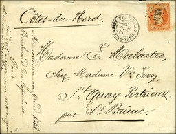 Losange ASNA / N° 31 Càd VERSAILLES / ASSEMBLEE NATle Sur Lettre 2 Ports Pour St Brieuc. 1874. - TB. - R. - 1863-1870 Napoléon III Con Laureles