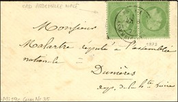 Càd VERSAILLES / ASSEMBLEE NATle / N° 35 Paire. 1872. - TB. - R. - 1870 Siege Of Paris