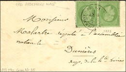 Càd VERSAILLES / ASSEMBLEE NATle / N° 35 Paire. 1872. - TB. - R. - 1870 Belagerung Von Paris