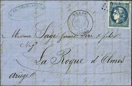 GC 611 / N° 46 Superbe Nuance Proche Du Bleu Acier Càd T 17 BREST (28). 1871. - TB / SUP. - 1870 Bordeaux Printing