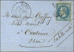 Etoile 2 / N° 29 Càd PARIS / R. ST LAZARE 20 OCT. 70 Sur Lettre Pour Couterne (Orne). Au Verso, Càd D'arrivée 2 NOV. 70. - Krieg 1870