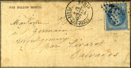 GC 2793 / N° 29 Càd PARIS / PASSY-LES-PARIS 28 OCT. 70 Sur Gazette N° 2 Pour Montgommery Par Livarot (Calvados). Au Vers - Krieg 1870