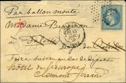 Etoile évidée / N° 29 Càd (60) 13 NOV. 70 Sur Lettre Pour Falaise Réexpédiée à Clermont-Ferrand. Au Verso, Càd D'arrivée - War 1870