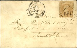 GC 3189 / N° 28 Càd LES LILAS (60) 17 NOV. 70 + P.P. Sur Carte Avec Texte Daté Du Fort De Noisy Le 16 Novembre 1870 Pour - War 1870