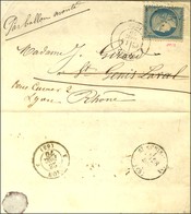 Etoile / N° 37 Càd PARIS (60) 14 DEC. 70 Sur Lettre Pour St Génis Laval Réexpédiée à Lyon. Au Verso, Càd D'arrivée 28 DE - War 1870