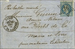 Etoile 16/ N° 29 Càd PARIS / R. DE PALESTRO 19 DEC. 70 Sur Lettre Pour Ponts De Cé (Maine Et Loire). Au Verso, Càd D'arr - War 1870