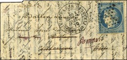 Etoile 35 / N° 37 Càd PARIS / MINISTERE DES FINANCES 24 DEC. 70 Sur Lettre Pour Alençon. Au Verso, Càd D'arrivée 31 DEC. - War 1870