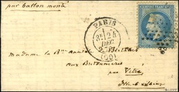 Etoile 35 / N° 37 Càd PARIS / MINISTERE DES FINANCES 24 DEC. 70 Sur Lettre Pour Alençon. Au Verso, Càd D'arrivée 31 DEC. - War 1870