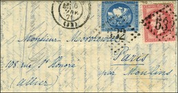 GC 532 / N° 32 + 45 Càd T 17 BORDEAUX (32) 6 JANV. 71 Sur Lettre Avec Texte En Polonais Mentionnant Diverses Personnalit - War 1870