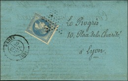 Etoile / N° 29 Càd PARIS (60) 30 JANV. 71 Sur Agence Havas Sur Papier Bleu (très Rare) Pour Le Progrès à Lyon. Au Verso, - Guerre De 1870
