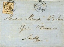 Càd T 17 ST AVOLD (55) / Alsace N° 5 Sur Lettre Pour Metz. 1870. - TB. - R. - Briefe U. Dokumente