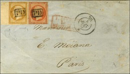 PD / N° 13 Bdf + 16 (2 Ex Pd) Càd NIL * (1) 8 JUIN 57 Sur Lettre Partielle Pour Paris. 3 Lettres Connues Obl PD. Ex Coll - Maritime Post