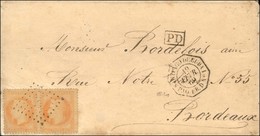 Ancre / N° 31 Paire Càd Octo SANTIAGO DE CUBA / PAQ. FR. D. N° 1 Sur Lettre Pour Bordeaux. 1869. - TB. - R. - Maritime Post