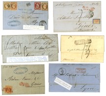 Lot De 13 Lettres Diverses Avec Oblitérations Maritimes. - TB. - Maritime Post