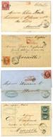 Lot De 4 Lettres Affranchies D'Alexandrie. - TB. - Other & Unclassified