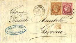 GC 5083 / N° 31 + 49 Belles Marges Càd CONSTANTINOPLE / TURQUIE Sur Lettre Avec Texte Pour Livourne. - TB / SUP. - R. - Sonstige & Ohne Zuordnung