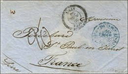 Càd T 22 JAFFA / SYRIE 29 AVRIL 59 + Croix Potencée De Jérusalem Bleue Sur Lettre Taxée 20 Pour La France. - TB. - R. - Autres & Non Classés