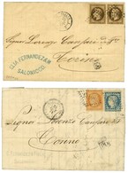 Lot De 2 Lettres Affranchies De Salonique. - TB. - Autres & Non Classés