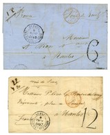 Lot De 2 Lettres Avec Càd ST PAUL / ILE DE LA REUNION Pour Nantes (1 Port Taxe Tampon 6 Et 2 Ports Taxe Tampon 12). - TB - Sonstige & Ohne Zuordnung