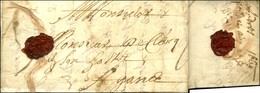 Lettre Avec Texte Daté De Ardre Pour Gand Avec Fermetures Soies Roses. 1660. - TB / SUP. - R. - ....-1700: Vorläufer