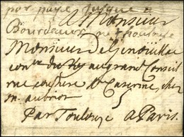 '' Port Payé Jusqu'à Bordeaux Ou Toulouse '' Sur Lettre Avec Texte Pour Paris Daté 1686. - TB. - R. - ....-1700: Precursors