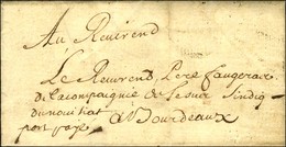 Lettre Avec Texte Daté De Cap Breton. Au Recto, Mention Manuscrite '' Port Payé ''. 1683. - TB. - ....-1700: Precursores