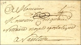 BOURGNEUF (à Sec) (L. N° 2) + Paraphe De Franchise, Taxe 4 Détaxée Sur Lettre Avec Texte Daté 1764. - TB. - R. - 1701-1800: Vorläufer XVIII