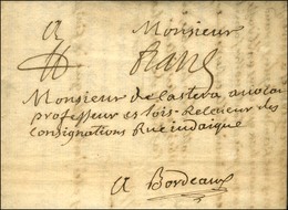 NERAC (L N° 1A à Sec) + '' Franc '' Sur Lettre Avec Texte Daté 1779. - TB. - 1701-1800: Precursors XVIII