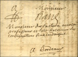 NERAC (L N° 1A à Sec) + '' Franc '' Sur Lettre Avec Texte Daté 1779. - TB. - 1701-1800: Vorläufer XVIII