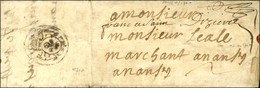 Lettre Avec Texte Daté De Paris Le 9 Novembre 1700 Adressée à Nantes, Au Verso Exceptionnel Port Payé Orné (L N° 31) Au  - 1701-1800: Precursores XVIII