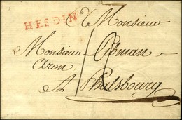 HESDIN (R) (L N° 4A) Sur Lettre Avec Texte Daté Le 21 Février 1789. - TB / SUP. - R. - 1701-1800: Precursores XVIII