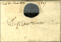 '' Deb De St Omer '' (L N° 20) + '' Deb De Cambrai ''. 1775. Rare Double Déboursé Au 18ème Siècle. - TB. - 1701-1800: Precursors XVIII